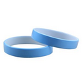 Blank Dual Layer Silicone Bracelets, Rubber Bands, Party Wristband